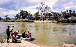 unsere Unterkunft ist ein ehemaliges Großwildjäger Zelt-Lager